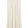 Makena Gathered Midi Skirt – Opal White Makena Gathered Midi Skirt – Opal White