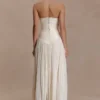 Makena Gathered Midi Skirt – Opal White Makena Gathered Midi Skirt – Opal White