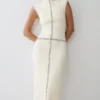 Malone Bandage Knit Midi Dress – Ivory Malone Bandage Knit Midi Dress – Ivory