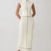 Malone Bandage Knit Midi Dress – Ivory Malone Bandage Knit Midi Dress – Ivory