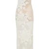 Mandie Hand Crochet Asymmetrical Maxi Dress – White Mandie Hand Crochet Asymmetrical Maxi Dress – White
