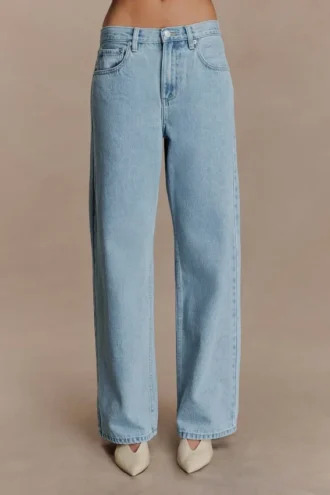 Mannon Mid Rise Denim Jeans – 80’S Blue Mannon Mid Rise Denim Jeans – 80’S Blue