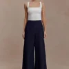 Maral High Waisted Dart Jeans – Washed Indigo Blue Maral High Waisted Dart Jeans – Washed Indigo Blue