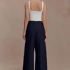 Maral High Waisted Dart Jeans – Washed Indigo Blue Maral High Waisted Dart Jeans – Washed Indigo Blue
