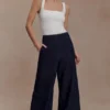 Maral High Waisted Dart Jeans – Washed Indigo Blue Maral High Waisted Dart Jeans – Washed Indigo Blue