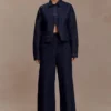 Maral High Waisted Dart Jeans – Washed Indigo Blue Maral High Waisted Dart Jeans – Washed Indigo Blue