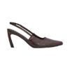 Maren Faux Leather Crocodile Heel – Chocolate Maren Faux Leather Crocodile Heel – Chocolate