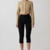 Marielle Button Up Cropped Jacket – Taupe Marielle Button Up Cropped Jacket – Taupe