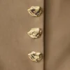 Marielle Button Up Cropped Jacket – Taupe Marielle Button Up Cropped Jacket – Taupe