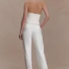 Marina Halter Top With Hardware – Ivory Marina Halter Top With Hardware – Ivory