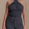 Marion Cross Over Top – Charcoal Shadow