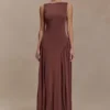 Marnie Modal Sleeveless Maxi Dress – Chocolate Marnie Modal Sleeveless Maxi Dress – Chocolate