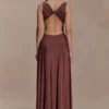 Marnie Modal Sleeveless Maxi Dress – Chocolate Marnie Modal Sleeveless Maxi Dress – Chocolate