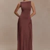Marnie Modal Sleeveless Maxi Dress – Chocolate Marnie Modal Sleeveless Maxi Dress – Chocolate