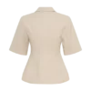 Martine Short Sleeve Linen Top – Natural Martine Short Sleeve Linen Top – Natural