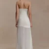 Mason Crepe And Chiffon Maxi Dress – Ivory Mason Crepe And Chiffon Maxi Dress – Ivory