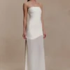 Mason Crepe And Chiffon Maxi Dress – Ivory Mason Crepe And Chiffon Maxi Dress – Ivory