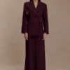 Mateo Oversized Blazer – Mahogany