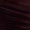 Matilda Ruched Mesh Maxi Skirt – Chocolate