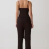 Mattais Boucle Knit Pants – Dark Chocolate
