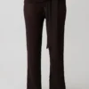 Mattais Boucle Knit Pants – Dark Chocolate