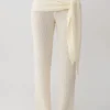 Mattais Boucle Knit Pants – Ivory