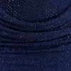 Mattea Diamante Mini Dress With Scarf – Navy