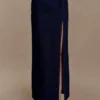 Maylena High Rise Denim Maxi Skirt – Indigo Blue