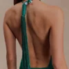 Meg Halter Tassel Maxi Dress – Emerald Meg Halter Tassel Maxi Dress – Emerald
