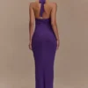 Melodie Halter Knit Maxi Dress – Purple Melodie Halter Knit Maxi Dress – Purple