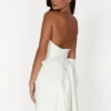 Meredith Strapless Bow Mini Dress – White Meredith Strapless Bow Mini Dress – White
