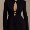 Michelle Cut Out Mini Dress – Black Michelle Cut Out Mini Dress – Black