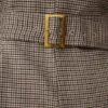 Mila Shaped Blazer – Tan Check