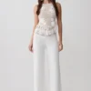Miley Crochet Halter Top – Ivory Miley Crochet Halter Top – Ivory