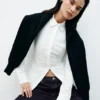 Millie Tie Back Cotton Shirt – White Millie Tie Back Cotton Shirt – White