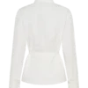Millie Tie Back Cotton Shirt – White Millie Tie Back Cotton Shirt – White