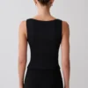 Millie Twist Sleeveless Top – Black Millie Twist Sleeveless Top – Black