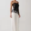 Miriam Satin & Lace Camisole – Black