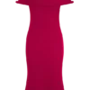 Molly Off Shoulder Knit Midi Dress – Raspberry Molly Off Shoulder Knit Midi Dress – Raspberry
