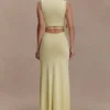 Monay Tulip Maxi Dress – Lemon Monay Tulip Maxi Dress – Lemon
