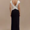 Monique Contrast Maxi Dress – Black Monique Contrast Maxi Dress – Black
