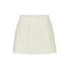 Mura Pleated Mini Skirt – Ivory