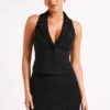 Mura Suiting Vest – Black