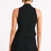 Mura Suiting Vest – Black