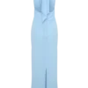 Nadine Halter Chiffon Maxi Dress – Blue