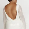 Nala Sequin Mini Dress – White Nala Sequin Mini Dress – White