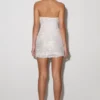 Nala Strapless Sequin Mini Dress – White Nala Strapless Sequin Mini Dress – White