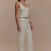 Natalya Knit Wide Leg Pants – Ivory Natalya Knit Wide Leg Pants – Ivory