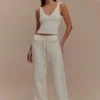 Natalya Knit Wide Leg Pants – Ivory Natalya Knit Wide Leg Pants – Ivory