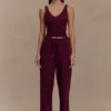 Natalya Ribbed Knit Cami Top – Merlot Natalya Ribbed Knit Cami Top – Merlot